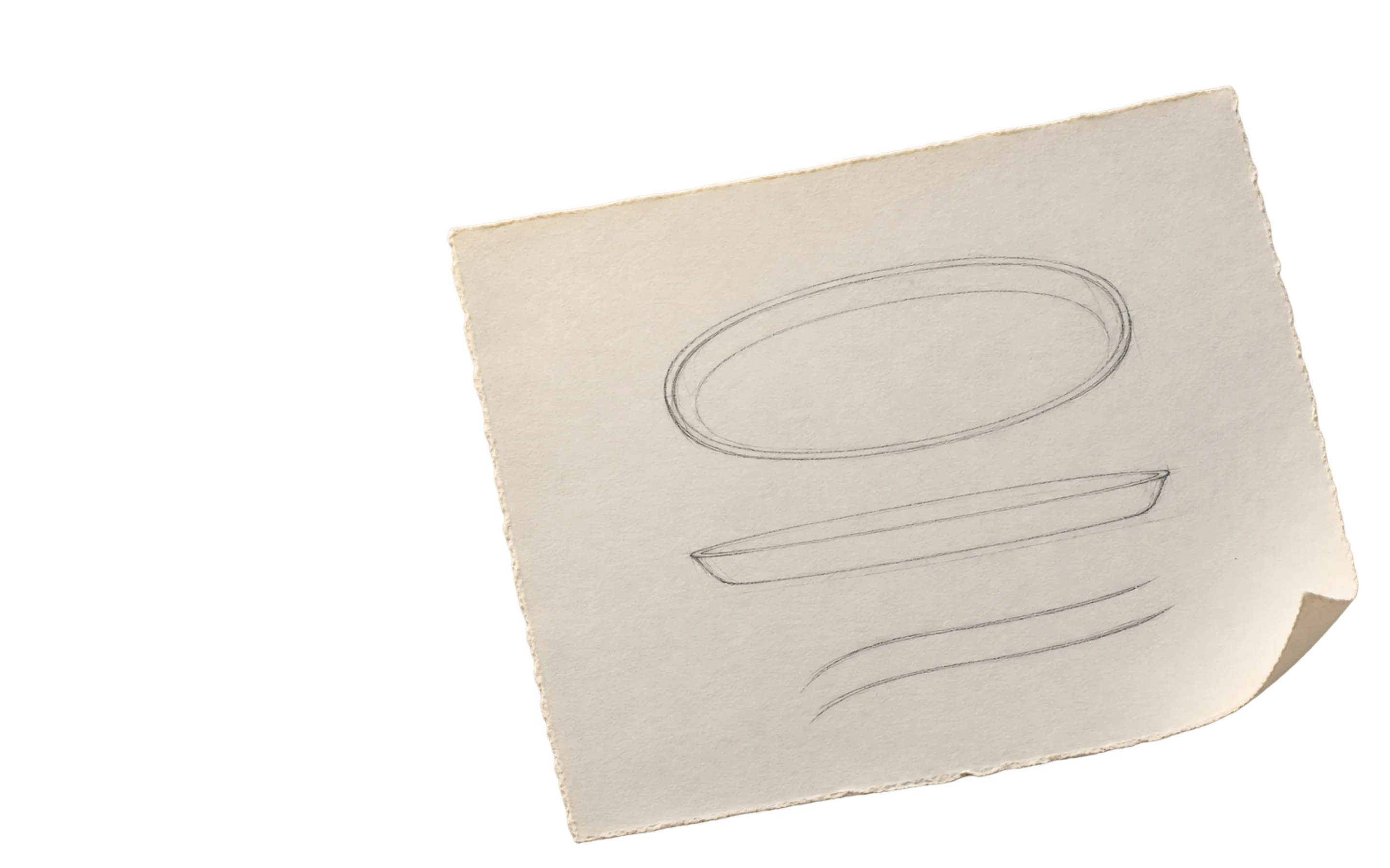 Feuille de dessin et travail du croquis